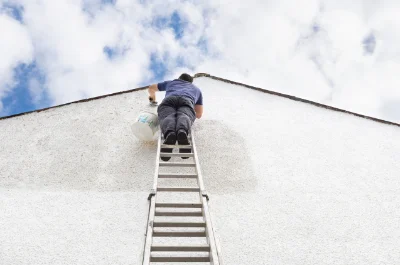 Peinture extérieure au Poët-en-Percip — façades et ravalement